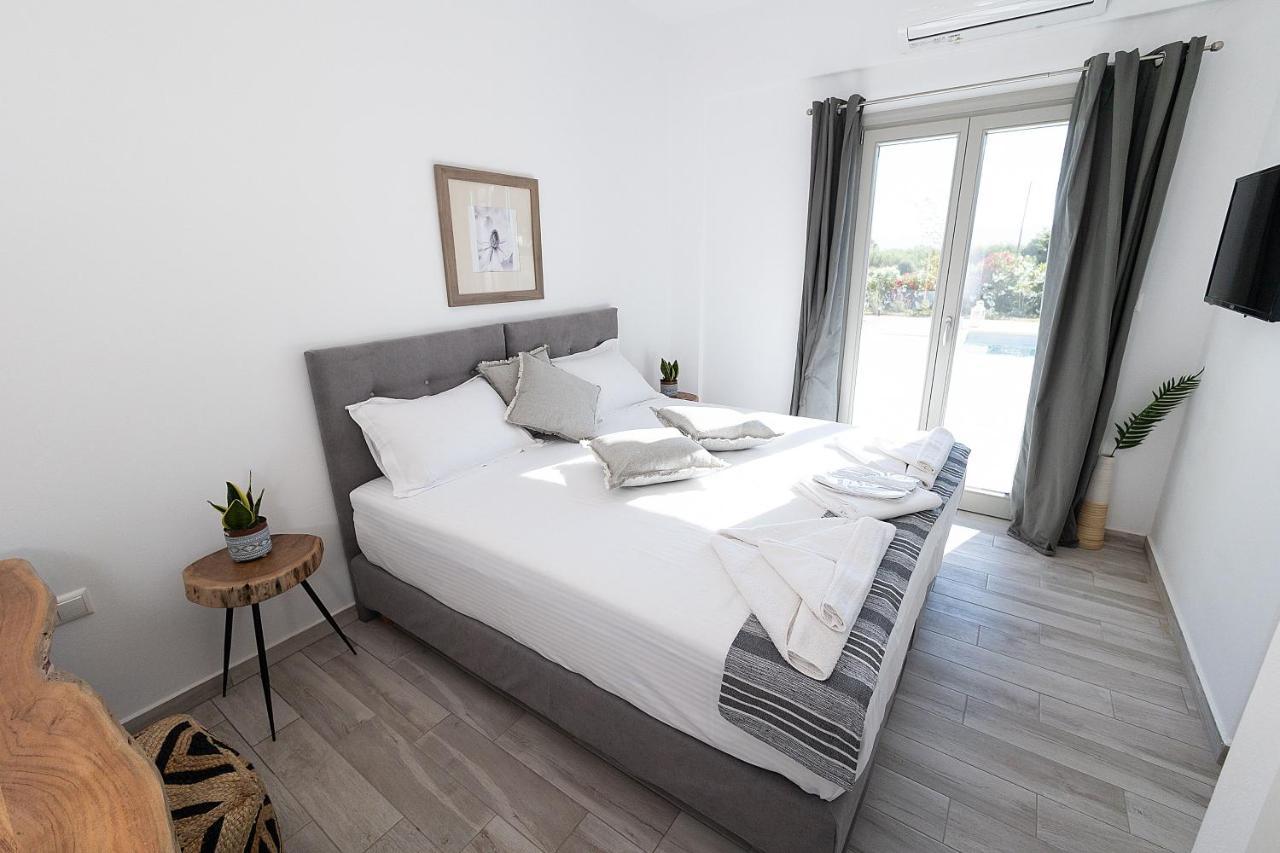 White Pearl Villa Naxos With Private Swimming Pool Naxos City Exterior photo