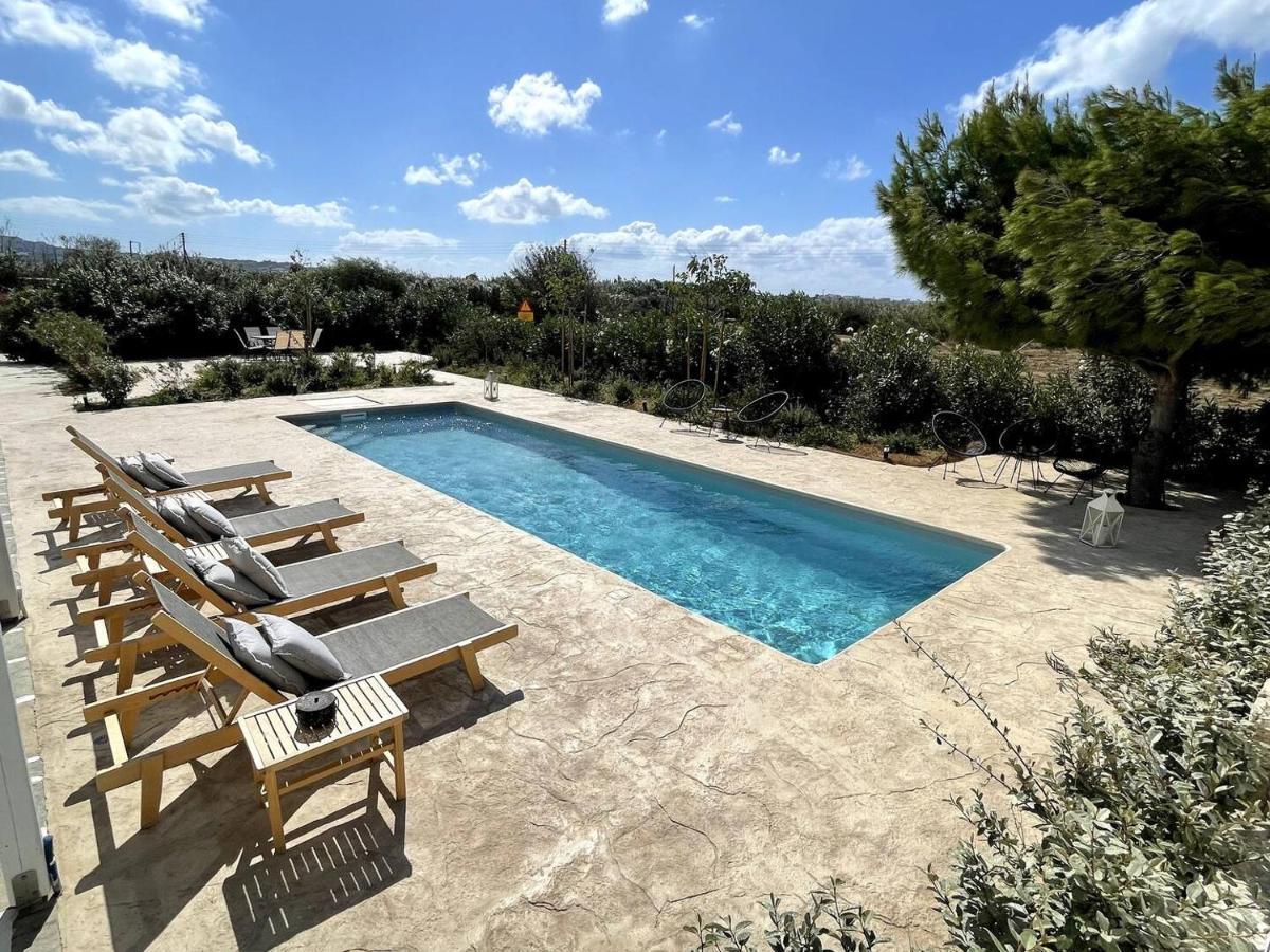 White Pearl Villa Naxos With Private Swimming Pool Naxos City Exterior photo
