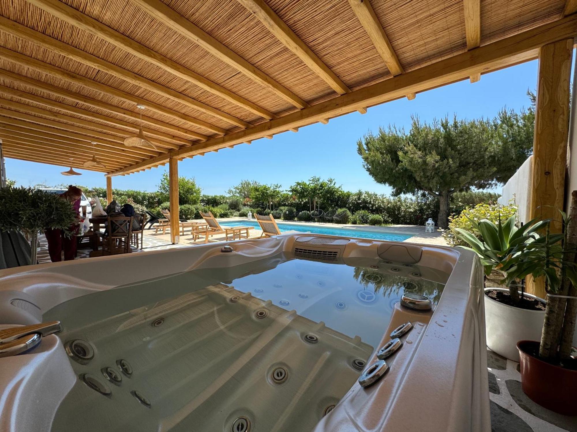 White Pearl Villa Naxos With Private Swimming Pool Naxos City Exterior photo